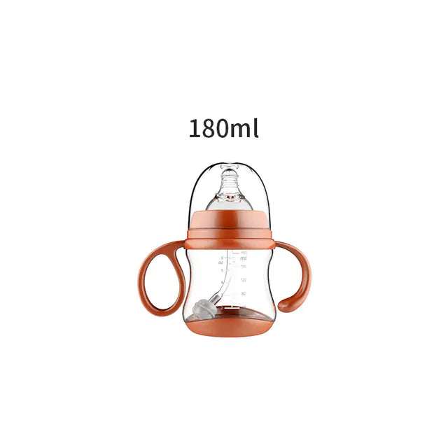 Anti-Choke Wide-Caliber Baby Bottle with Grip
