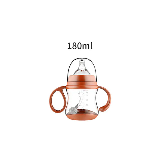 Anti-Choke Wide-Caliber Baby Bottle with Grip